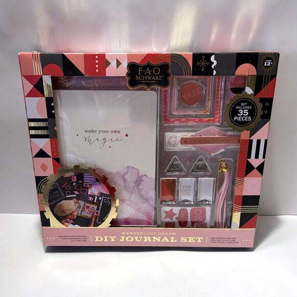 FAO SCHWARZ NWT Kids DIY Journal and Scrapbooking  Set - Picture 4 of 10